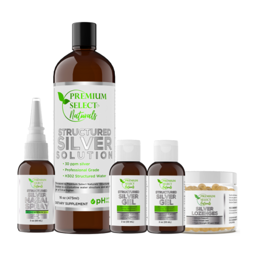 PSN Structured Silver Solution, Gel, Lozenges, & Nasal Spray (Save 15%)
