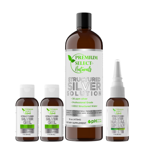 PSN Structured Silver Solution, Gel, & Nasal Spray (Save 15%)