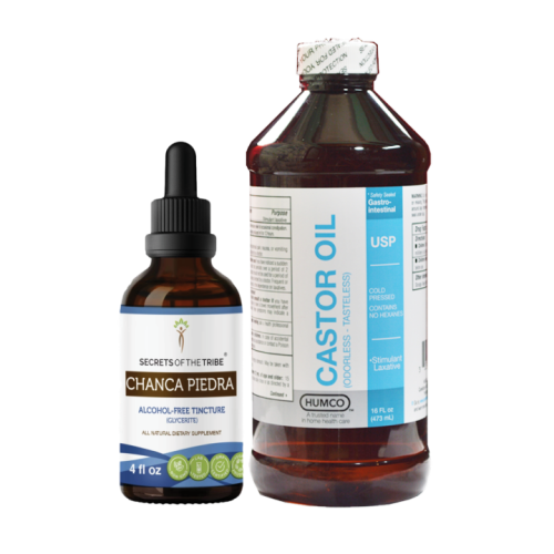 Rompepiedras (4 oz) y Aceite de ricino (16 oz) (SAVE 25%)